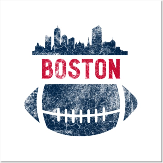 Boston City football Wall Art by Sloop